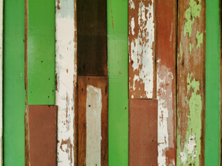 Painted old wood and plank wall texture for  colorful  background