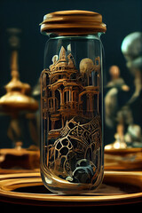 bouteille du cabinet curieux