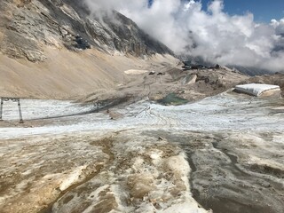 Glacier Zugspitze summer 2022