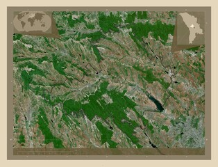 Straseni, Moldova. High-res satellite. Major cities