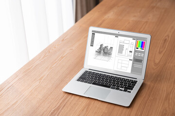 Architectural design modish software application for architect business and professional designer