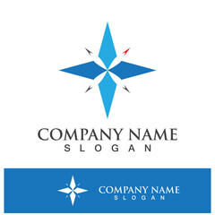 Compass Logo Template vector icon