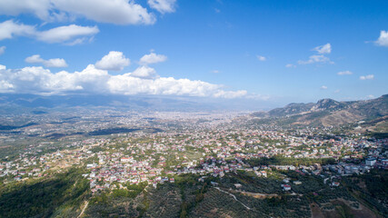 Aerial view of the City Hatay in Turkey 