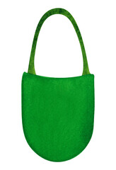 Eco bag, clipart. Watercolor eco illustration reusable shopping bag, isolated on transparent background. For eco design, postcards, web design.