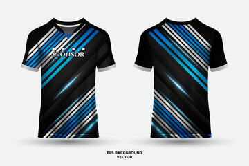 Futuristic jersey design suitable for sports, racing, soccer, gaming and e sports vector
