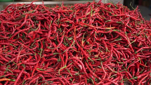 Cabe or cabai merah keriting (red curly chili) is one of the most wanted chili varieties in Indonesia.