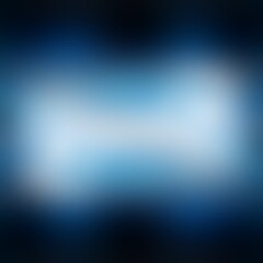 Dark blue blur empty background. Spotlight in centre. Defocus abstract backdrop.