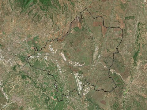 Ilinden, Macedonia. High-res satellite. No legend