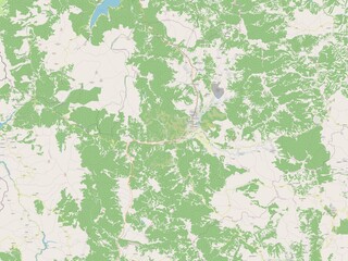 Kicevo, Macedonia. OSM. No legend