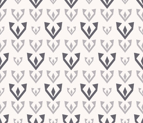 Abstract small geometric seamless pattern. Vector abstract geometric shape random pattern monochrome color on white background. Use for fabric, interior decoration elements, upholstery, wrapping.