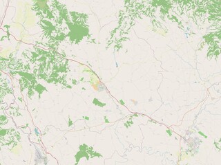 Fototapeta premium Sveti Nikole, Macedonia. OSM. No legend