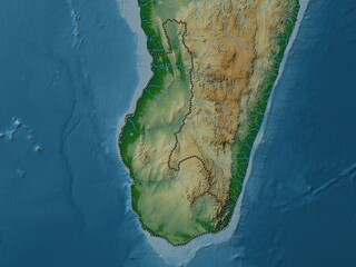 Toliary, Madagascar. Physical. No legend