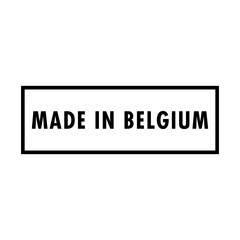 made in Belgium, symbol, label, template