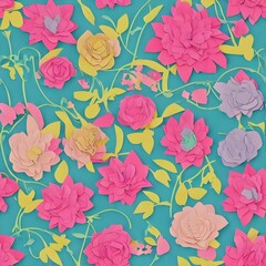 I'm looking at a piece of paper that has been cut and shaped into the form of a flower. The petals are delicate and thin, and they've been dyed a deep shade of purple. There's something about the way