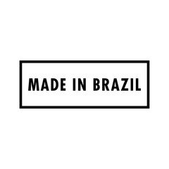 made in Brazil, symbol, label, template
