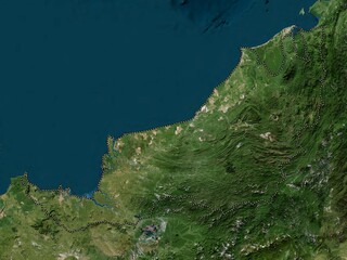 Sarawak, Malaysia. High-res satellite. No legend - obrazy, fototapety, plakaty