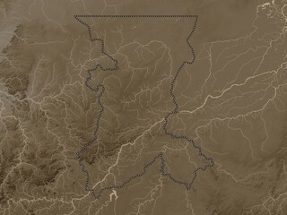 Koulikoro, Mali. Sepia. No legend