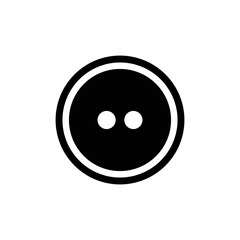 Sewing button icon vector design template