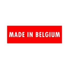 made in Belgium symbol,label,template