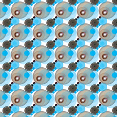 Seamless pattern design with flare and abstract vector background