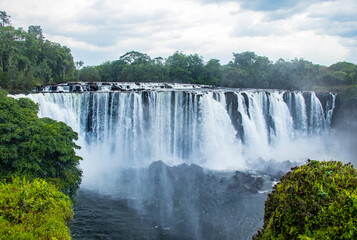 Lumangwe Falls on the Kalungwishi River in northern Zambia