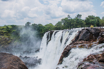 Lumangwe Falls on the Kalungwishi River in northern Zambia