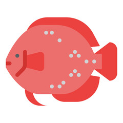 discus fish sea animal