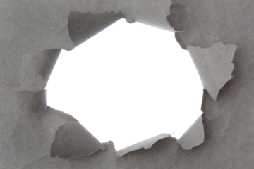hole in paper, png file