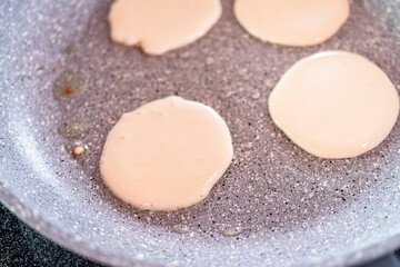 Making pancakes