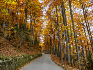 Mangart Saddle panoramic road, Slovenia