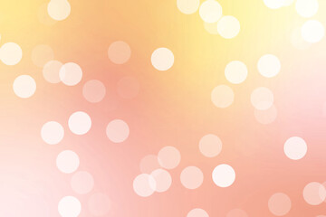 Orange Bokeh Background