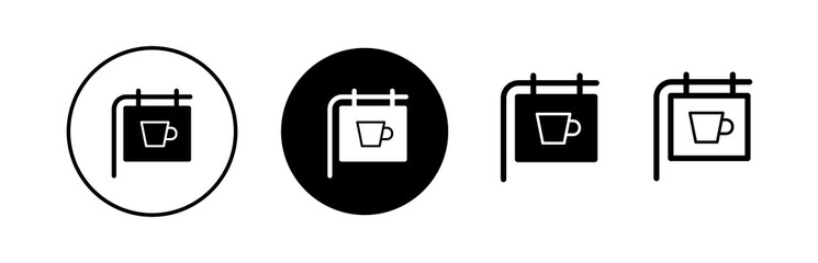 Coffee and Tea line icons. Cappuccino, Teapot and Coffeepot. Coffee beans linear icon set. Quality line set. Vector