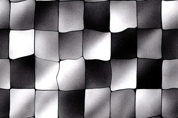 Abstract charcoal irregular check in flecks. Seamless pattern. Tissue.