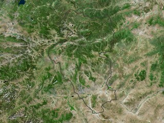 Bulgan, Mongolia. High-res satellite. No legend