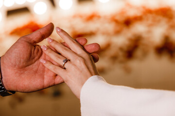 marry wedding love ring rose