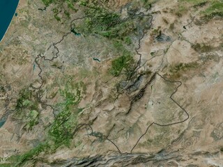 Fes-Meknes, Morocco. High-res satellite. No legend