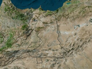 Oriental, Morocco. High-res satellite. No legend