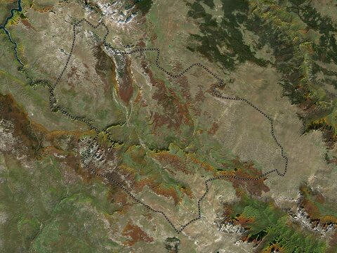 Savnik, Montenegro. Low-res satellite. No legend