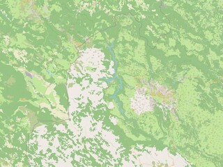 Pluzine, Montenegro. OSM. No legend