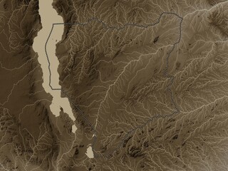 Nassa, Mozambique. Sepia. No legend