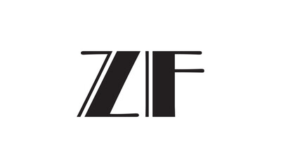 FZ initial monogram building logo for real estate with creative circle style design