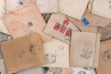 Postal letters of  World War2