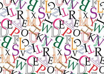 alphabet world pattern texture and background