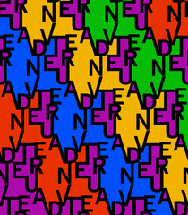 color alphabetic font writing pattern background texture 