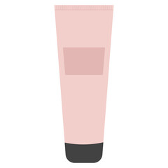Flat cream tube. Vector illustration