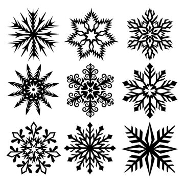 Snowflake SVG Bundle, Christmas snowflake SVG, Christmas Ornaments SVG, Christmas SVG, Winter flake SVG