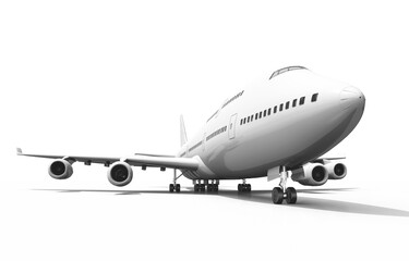 Quad Jet Airliner PNG