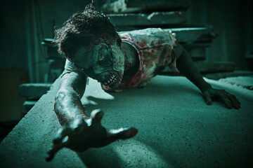 Fototapeta na wymiar zombie apocalypse concept