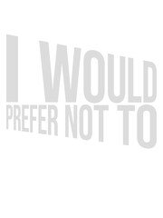I prefer not to 