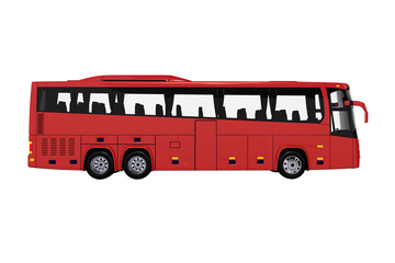Tour Bus Side View PNG